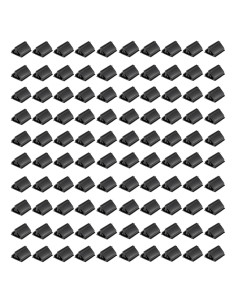 100 Soportes de Tarjetas de Juego de Plástico Negro - Darovly