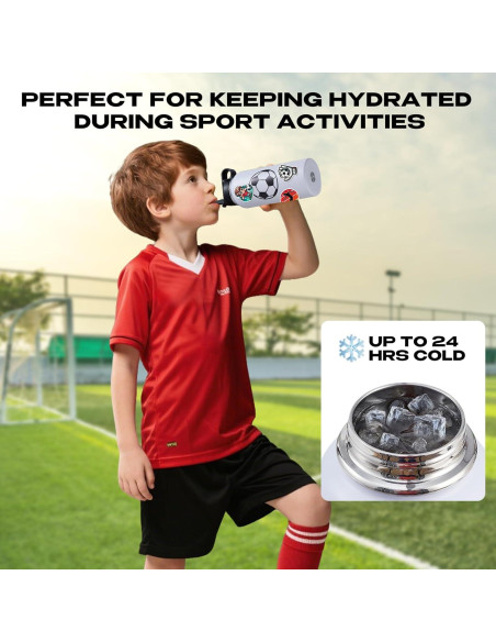 Botella de Agua Deportiva RhythmFit 18oz Acero Inoxidable