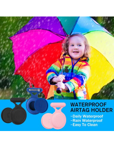 Soporte Airtag Impermeable AOYYUBK para Niños - Paquete de 4 2