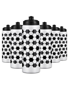 Botellas de Agua Reutilizables Yaomiao 590 ml para Fútbol - 2 Pcs