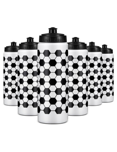 Botellas de Agua Reutilizables Yaomiao 590 ml para Fútbol - 2 Pcs