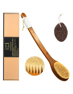 Cepillo de Baño ICANdOIT 45 cm Cerdas de Jabalí Antideslizante