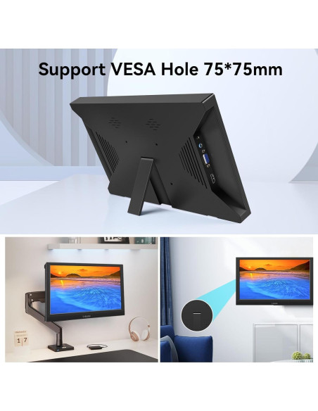Monitor Portátil 13.3" FHD HDMI VGA Shenzhen Kenowa