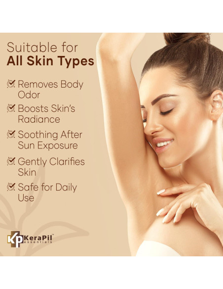 Gel de Ducha Exfoliante KERAPIL 473 ml - Coco y Vainilla