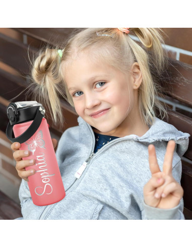 Botella de Agua Personalizada DOCRAGI 532 ml Doble Pared BPA