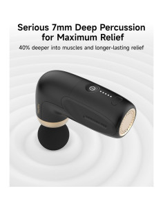 Pistola de Masaje Compacta HEYCHY A1 - Tejidos Profundos, Negro 2