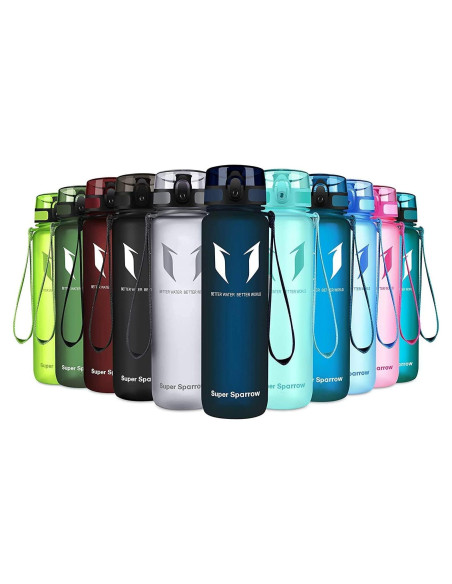 Botella de Agua Super Sparrow 500 ml Tritan Sin BPA Arándano Botella de Agua Super Sparrow 500 ml Tritan Sin BPA Arándano
