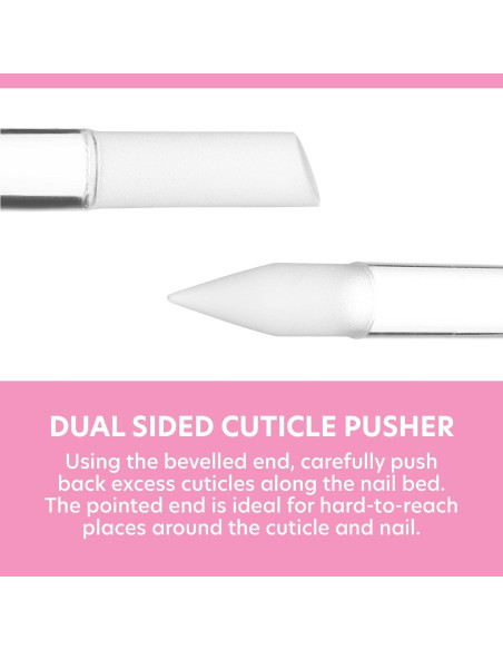 Empujador de Cutículas de Vidrio Bona Fide Beauty - Doble Cara