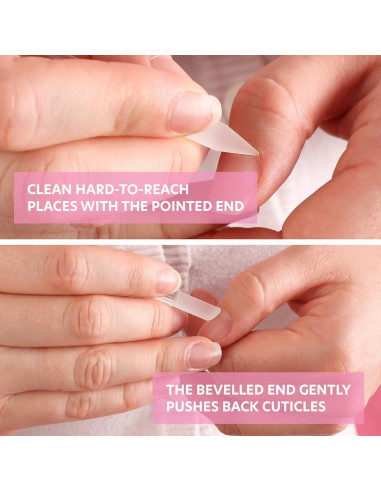 Empujador de Cutículas de Vidrio Bona Fide Beauty - Doble Cara