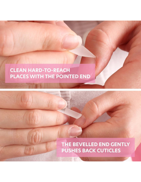 Empujador de Cutículas de Vidrio Bona Fide Beauty - Doble Cara