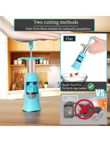 Cortador de Uvas PIUGERU Azul con 2 Cepillos de Limpieza Cortador de Uvas PIUGERU Azul con 2 Cepillos de Limpieza