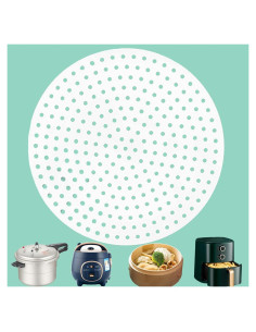 Forro de Silicona Reutilizable TANOMA 33 cm para Freidora de Aire