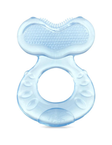 Mordedor Nuby Teethe-EEZ Silicona Azul con Estuche Higiénico