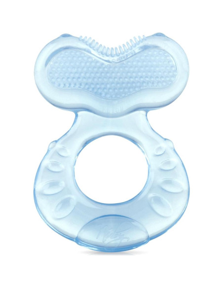 Mordedor Nuby Teethe-EEZ Silicona Azul con Estuche Higiénico Mordedor Nuby Teethe-EEZ Silicona Azul con Estuche Higiénico