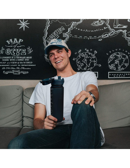 Botella de Agua Super Sparrow 500 ml Tritan Sin BPA Arándano Botella de Agua Super Sparrow 500 ml Tritan Sin BPA Arándano