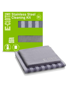 Kit de Limpieza E-Cloth para Acero Inoxidable - 2 Piezas