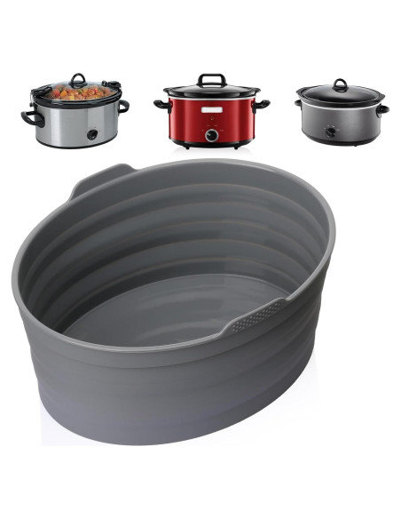 Forros de Silicona Reutilizables ZTHapwa para Olla 6 QT Ovalada