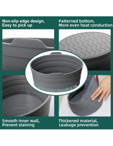 Forros de Silicona Reutilizables ZTHapwa para Olla 6 QT Ovalada