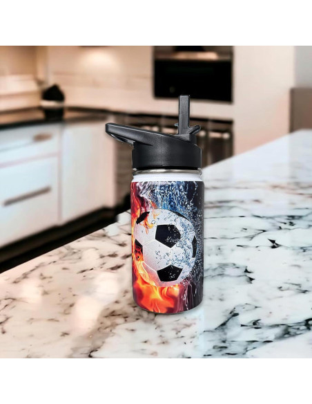 Botella de Agua para Niños XDMXY 12oz Acero Inoxidable Aislada Botella de Agua para Niños XDMXY 12oz Acero Inoxidable Aislada