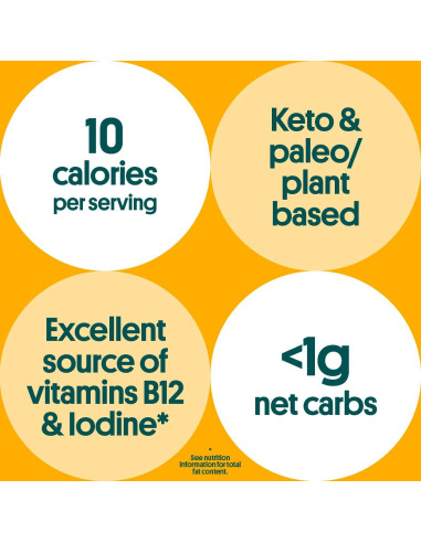 Hojas de Algas Sushi Nori Orgánico gimMe 12 Paquetes 275.7g