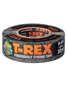 Cinta T-Rex Ducto Pesada 4.8 cm x 27.4 m Resistente UV Negra