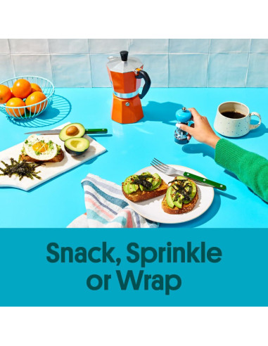 Hojas de Algas Sushi Nori Orgánico gimMe 12 Paquetes 275.7g