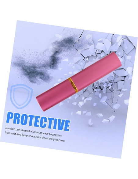 Palillos de Ébano Plegables Anneome con Estuche de Aluminio