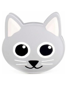 Clip de bolsa Kikkerland con sonido de gato gris