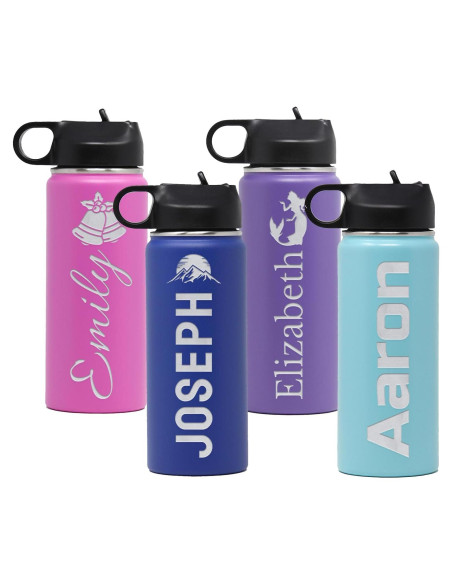 Botella de Agua Personalizada shop4ever 532 ml Acero Inoxidable