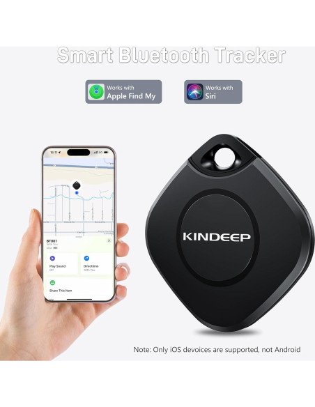 Localizador Inteligente KINDEEP Air Tag Bluetooth - 4 Unidades Localizador Inteligente KINDEEP Air Tag Bluetooth - 4 Unidades