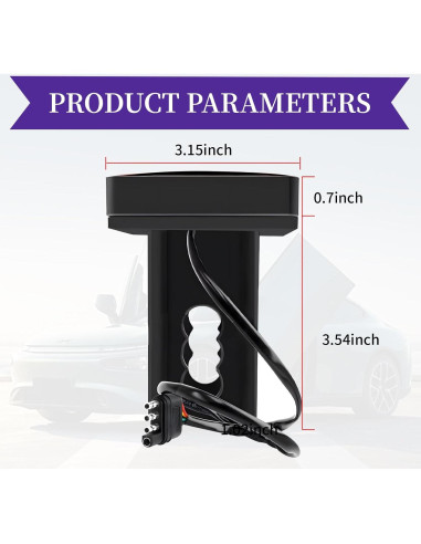 Luces LED para Remolque FEDOEY 12V Rojas 2 Pcs Impermeables