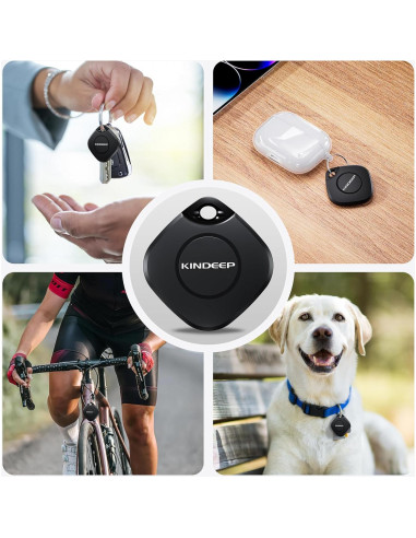 Localizador Inteligente KINDEEP Air Tag Bluetooth - 4 Unidades