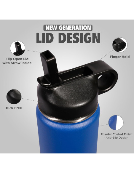 Botella de Agua Personalizada shop4ever 532 ml Acero Inoxidable