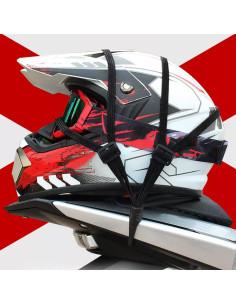 Correa de Casco Motocicleta Teursa 2 Pcs Ajustable 60-110 cm 2