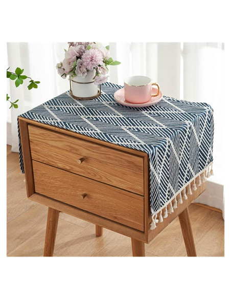 Cubierta de Tela Rectangular Utobanh 90x40 cm Azul Geométrico