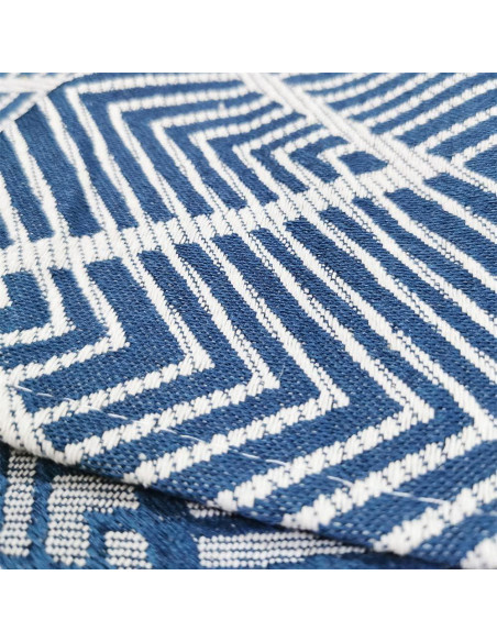 Cubierta de Tela Rectangular Utobanh 90x40 cm Azul Geométrico