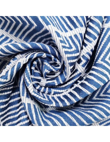 Cubierta de Tela Rectangular Utobanh 90x40 cm Azul Geométrico