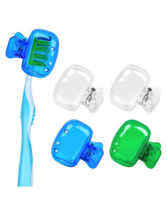 Paquete de 4 Cubiertas de Cepillo de Dientes Eaezerav - Viaje, Higiene