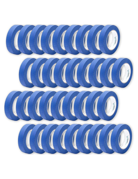 Cinta de Pintor Azul Blue Summit Supplies 36 Rollos 1975.2m Cinta de Pintor Azul Blue Summit Supplies 36 Rollos 1975.2m