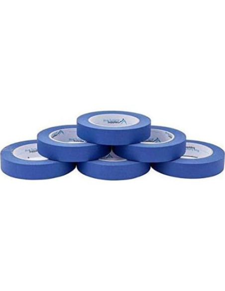 Cinta de Pintor Azul Blue Summit Supplies 36 Rollos 1975.2m Cinta de Pintor Azul Blue Summit Supplies 36 Rollos 1975.2m