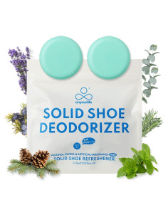 Bolas Desodorantes Naturales OnYourLife - Eliminador de Olores para Zapatos, 2 Piezas
