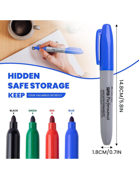 Bolígrafo Falso Caja de Seguridad BARGIFTS Azul 14.5cm