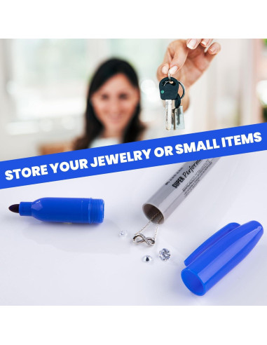 Bolígrafo Falso Caja de Seguridad BARGIFTS Azul 14.5cm