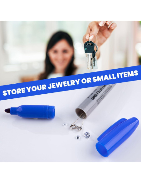 Bolígrafo Falso Caja de Seguridad BARGIFTS Azul 14.5cm
