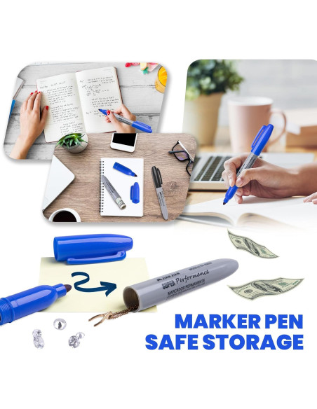 Bolígrafo Falso Caja de Seguridad BARGIFTS Azul 14.5cm