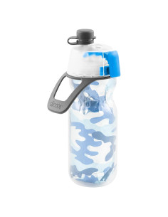 Botella de Agua O2COOL Kids Mist N Sip 0.35 L Camo Azul