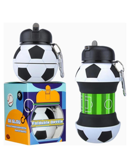 Botella de Agua Plegable MR SAARO 1L Silicona BPA-Free Botella de Agua Plegable MR SAARO 1L Silicona BPA-Free