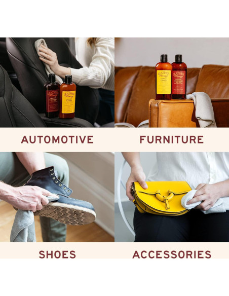 Limpiador de Cuero Leather Honey 118ml - No Tóxico y Efectivo Limpiador de Cuero Leather Honey 118ml - No Tóxico y Efectivo