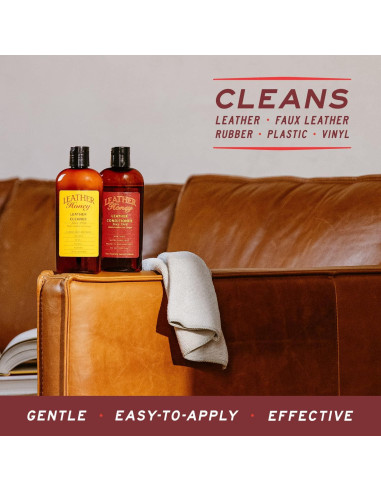 Limpiador de Cuero Leather Honey 118ml - No Tóxico y Efectivo