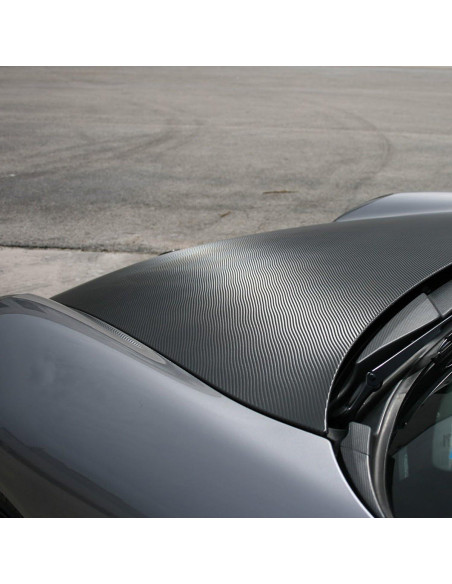 Vinilo de Fibra de Carbono LZLRUN 30.48x152.4cm Negro